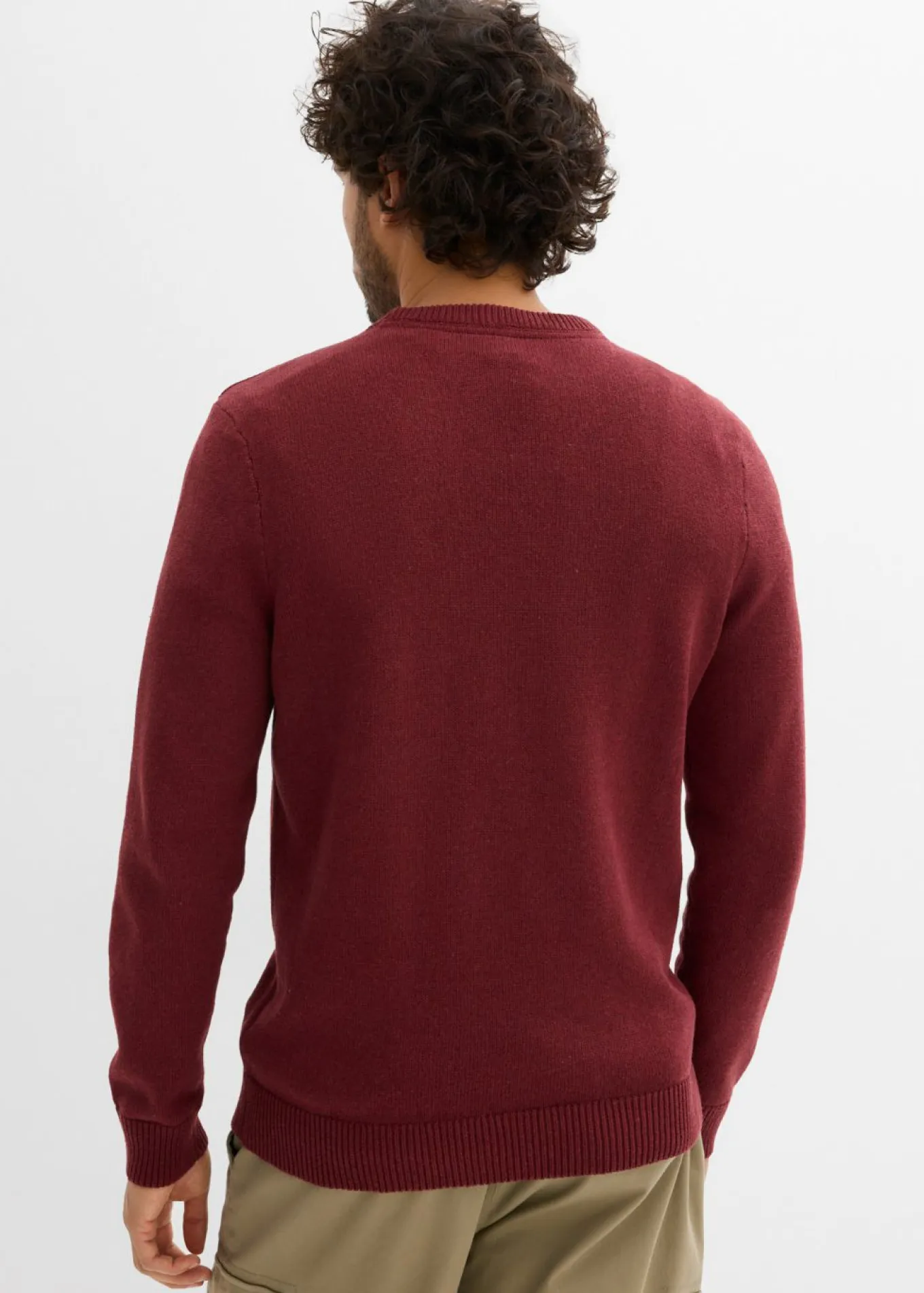 Jersey de punto fino con algodón reciclado