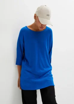Jersey de punto fino con mangas 3/4