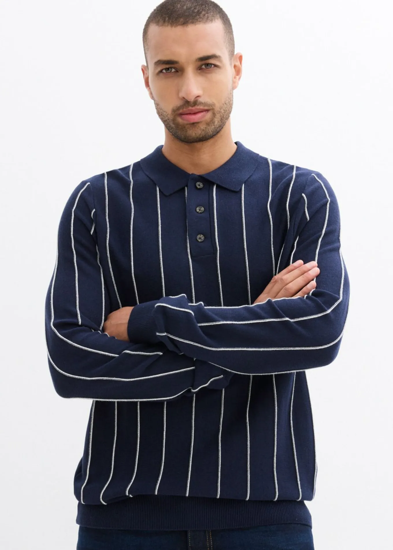 Jersey de punto fino con corte regular