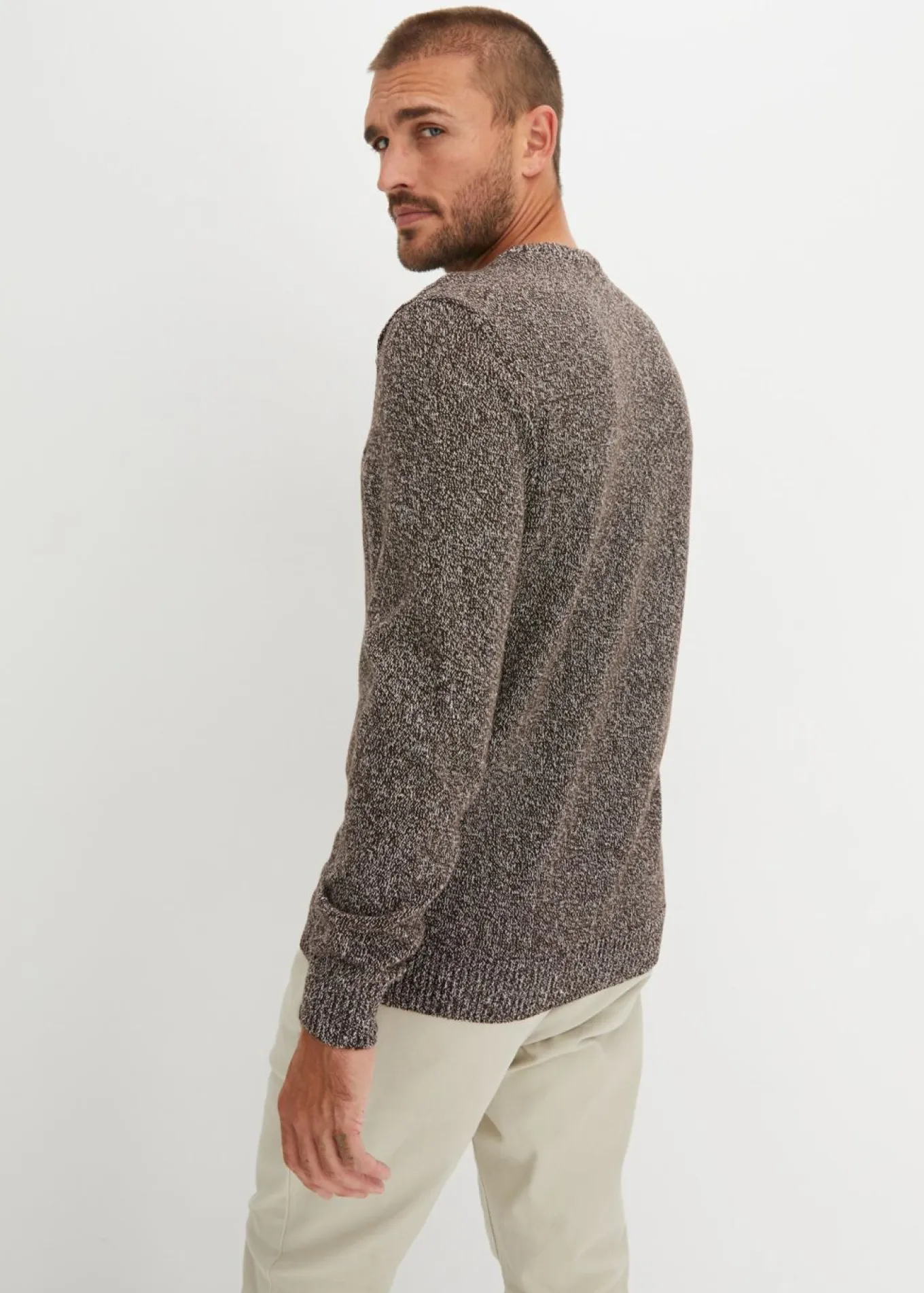 Jersey de punto fino con algodón puro