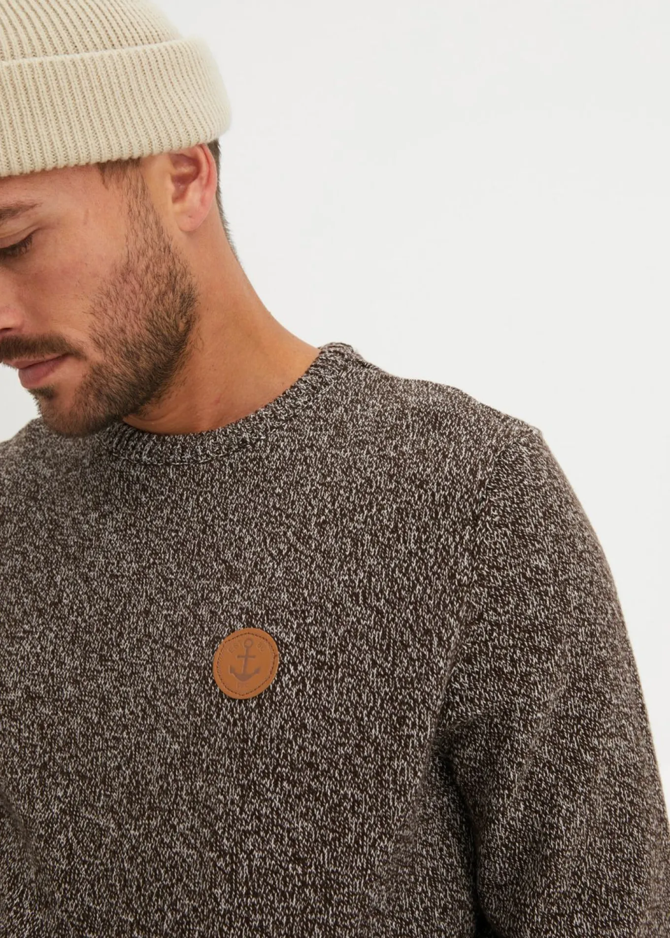 Jersey de punto fino con algodón puro