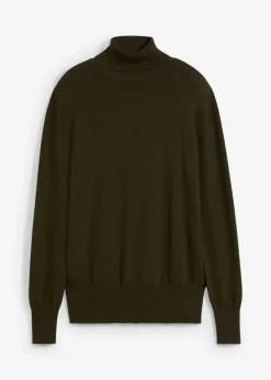 Jersey de punto fino con cuello alto