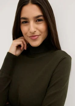 Jersey de punto fino con cuello alto