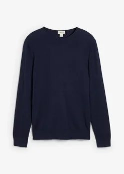 Jersey de punto fino con lana merina de calidad
