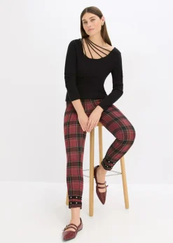 Jersey de punto fino con escote profundo