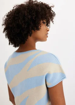 Jersey de punto fino con hilo brillante