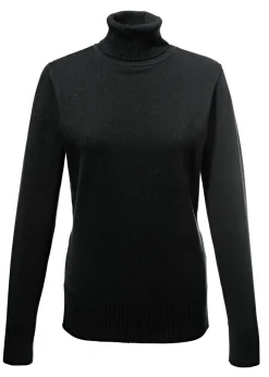 Jersey de punto fino con cuello alto