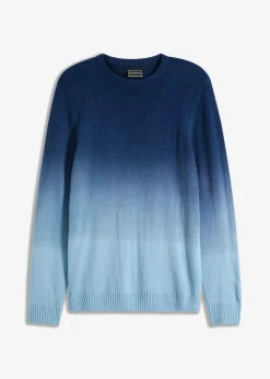 Jersey de punto fino con degradado cromático