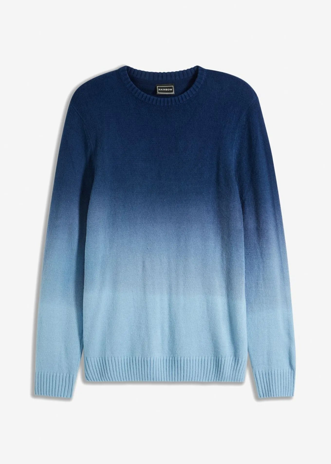 Jersey de punto fino con degradado cromático