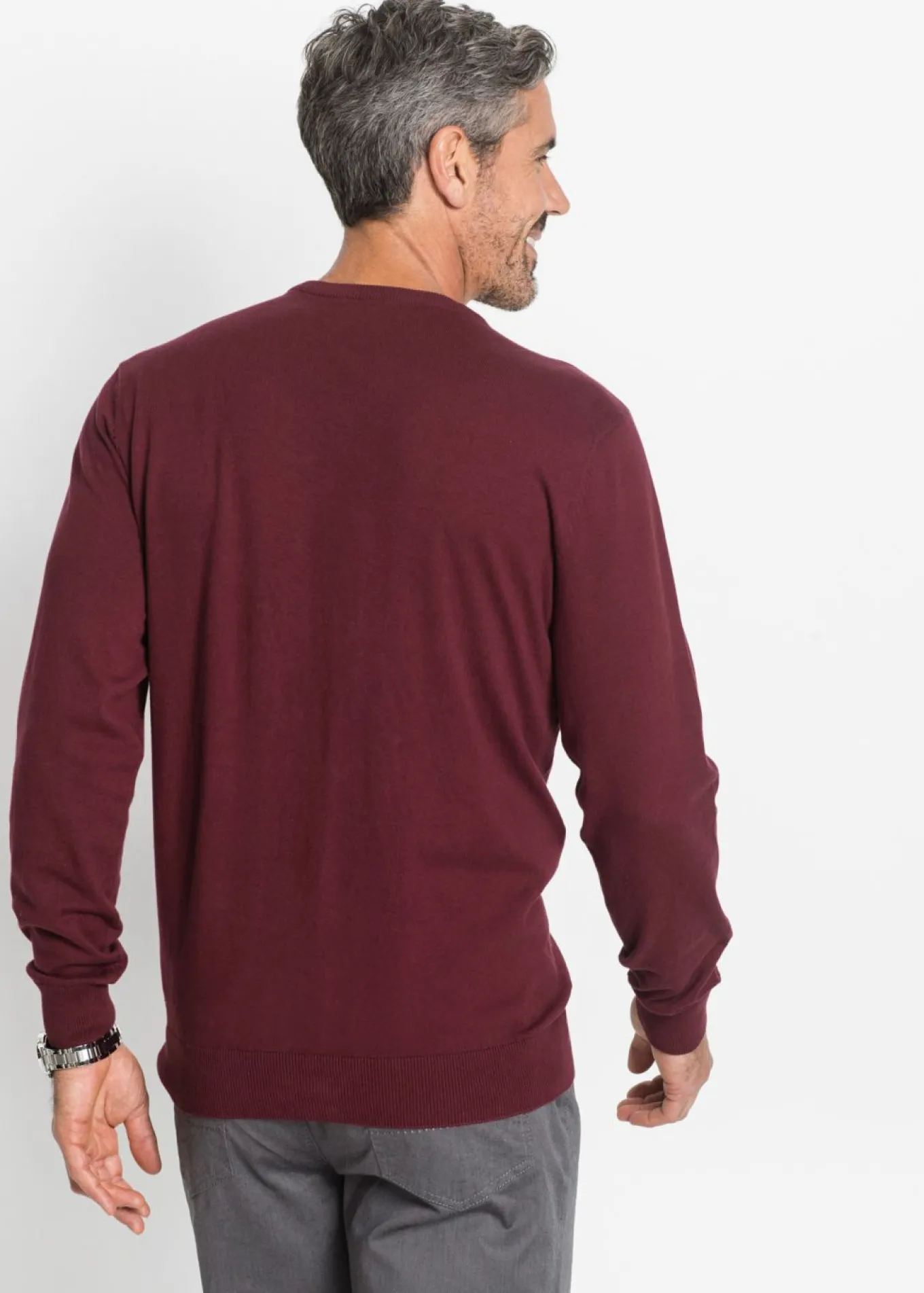 Jersey de punto fino de mezcla de algodón suave