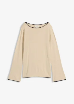 Jersey de punto fino de mezcla de algodón