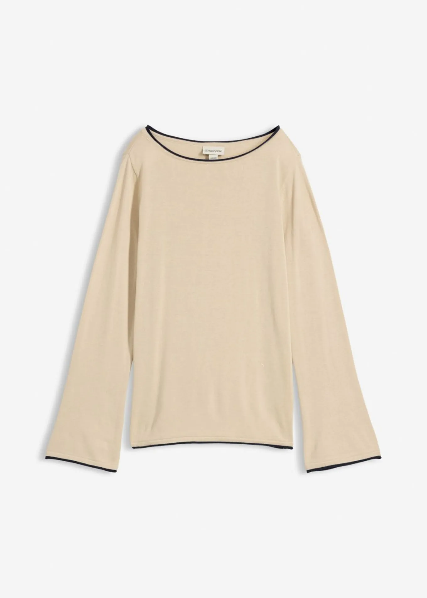 Jersey de punto fino de mezcla de algodón