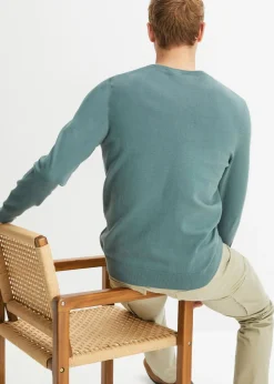 Jersey de punto fino de mezcla de algodón suave