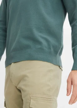 Jersey de punto fino de mezcla de algodón suave