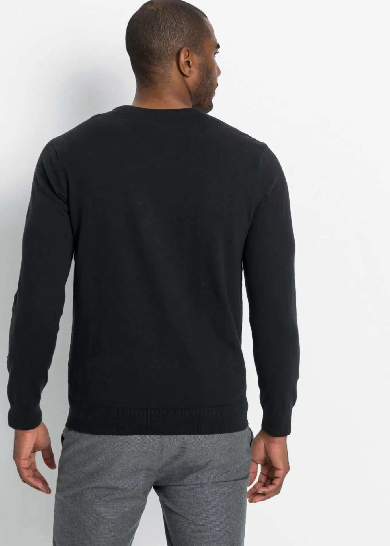 Jersey de punto fino de mezcla de algodón suave