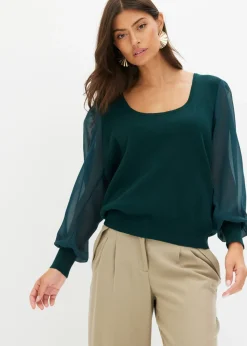 Jersey de punto fino de mezcla de viscosa suave