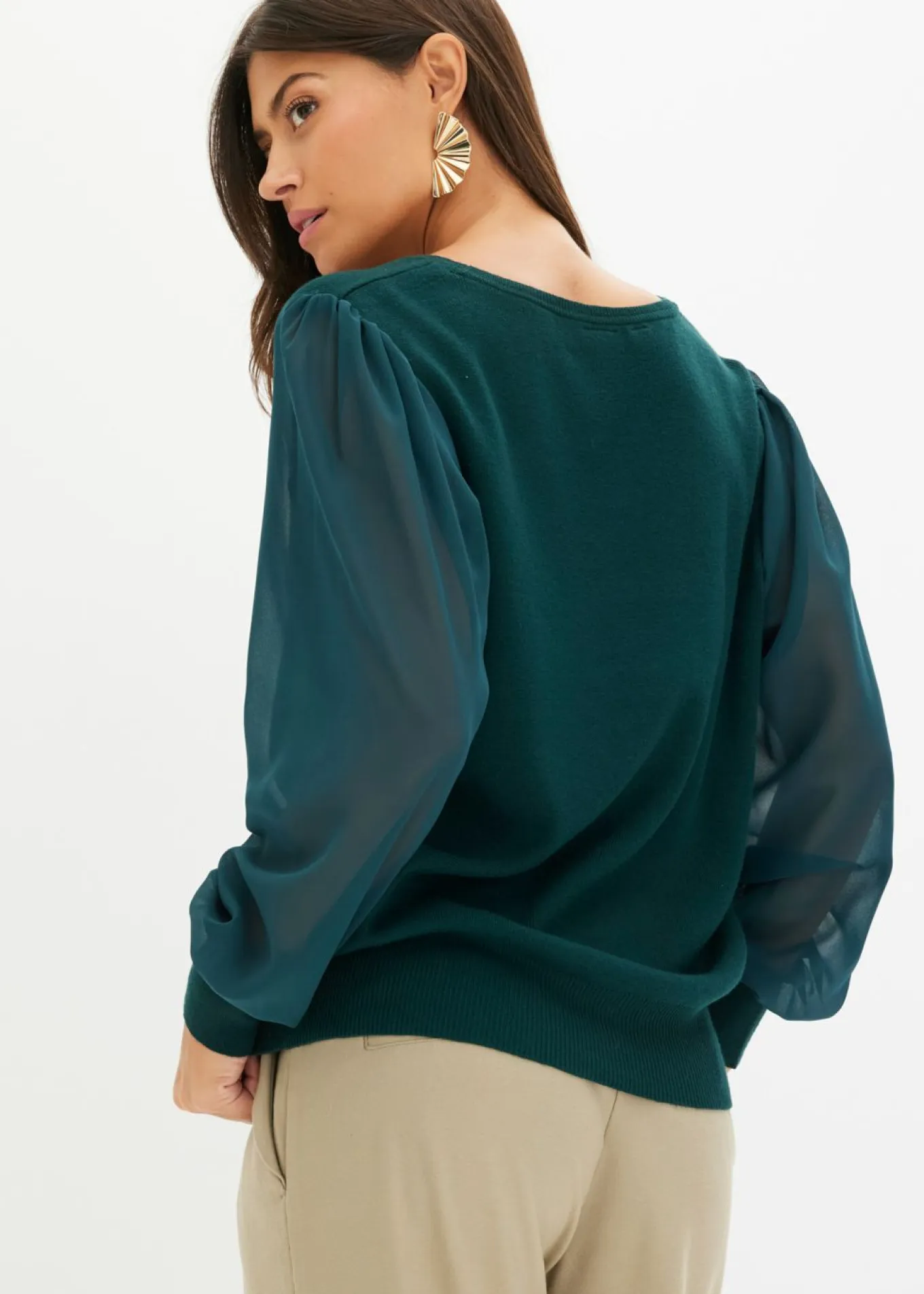 Jersey de punto fino de mezcla de viscosa suave