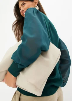 Jersey de punto fino de mezcla de viscosa suave