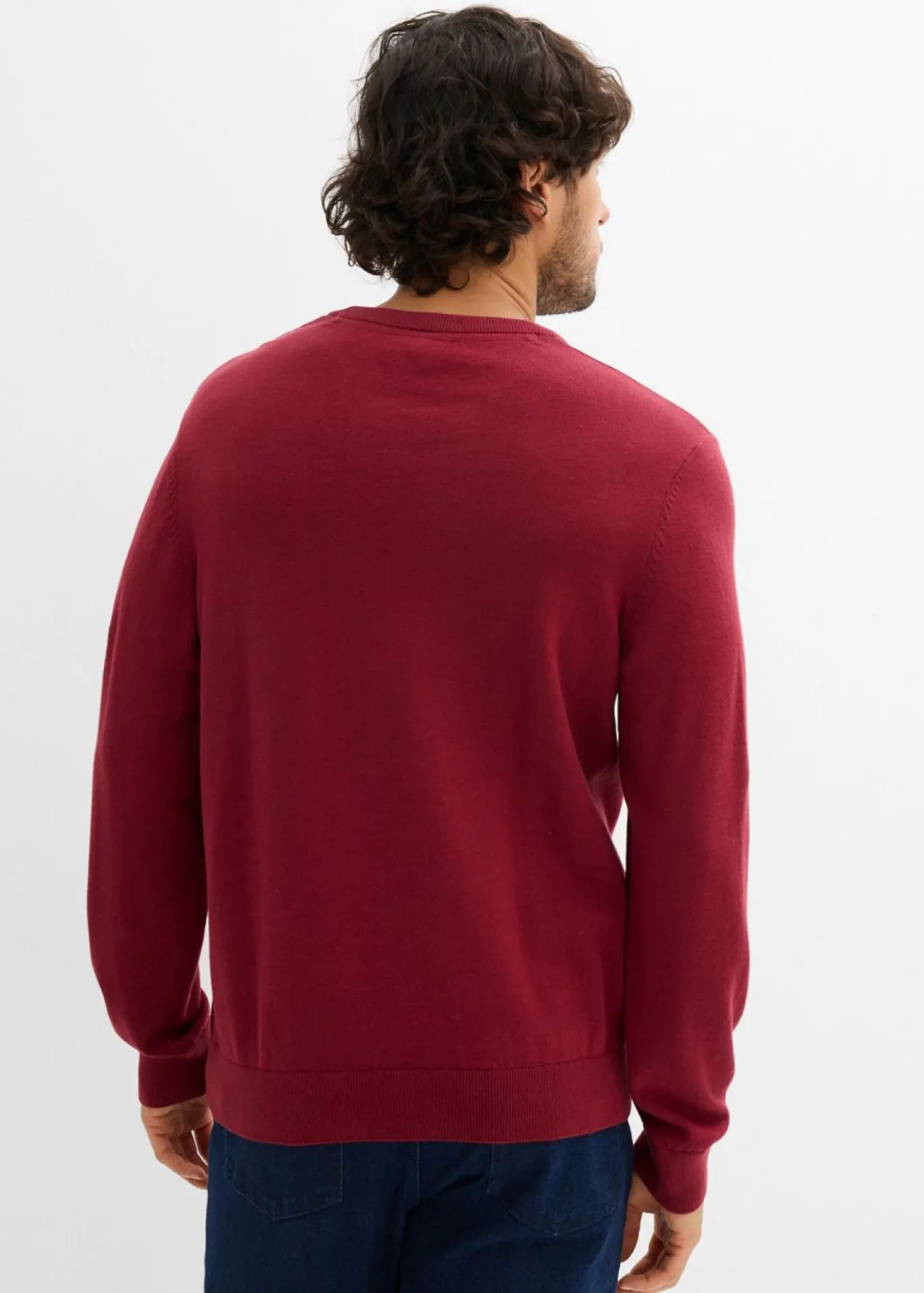 Jersey de punto fino de suave mezcla de algodón