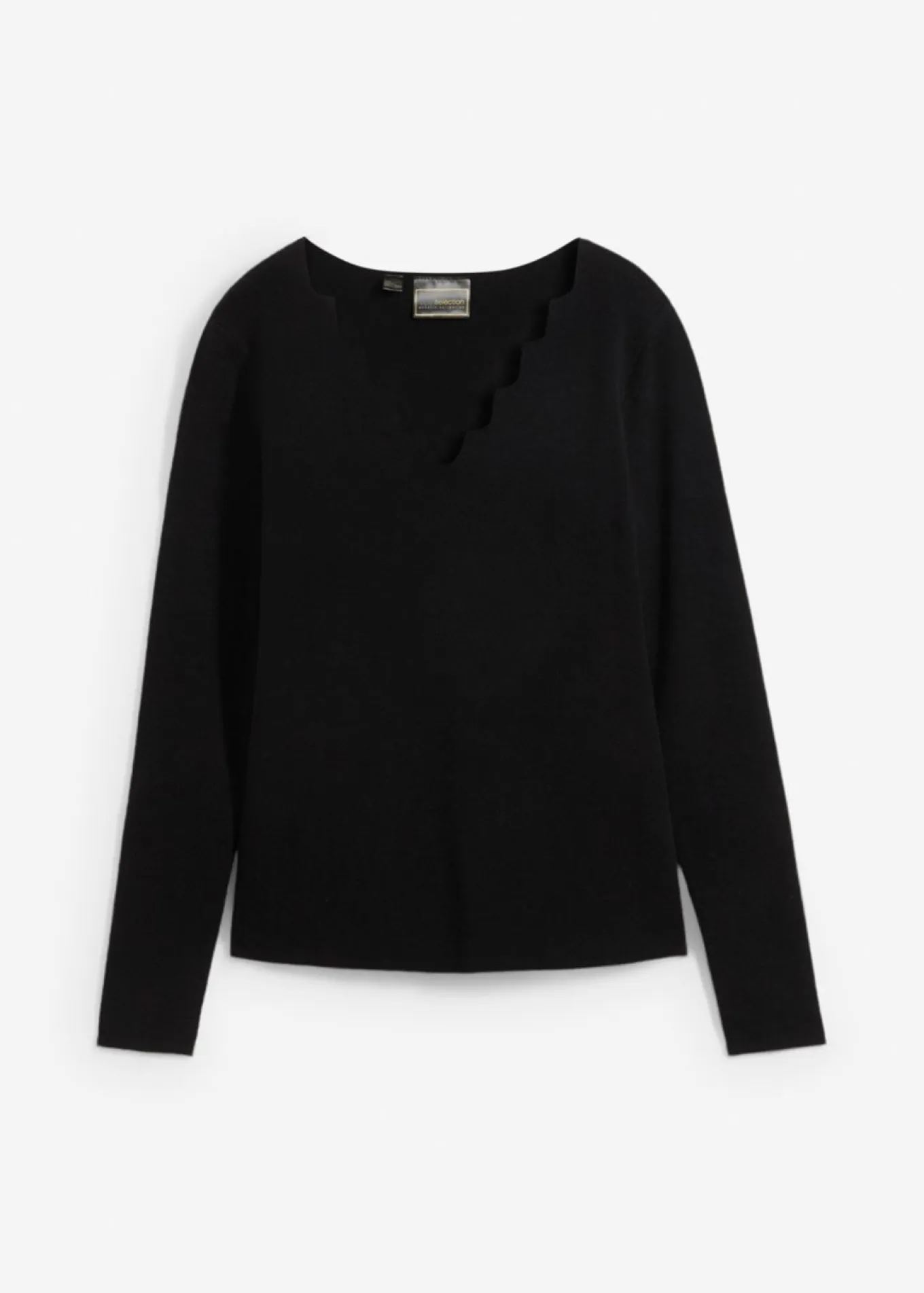Jersey de punto fino de una suave mezcla de viscosa