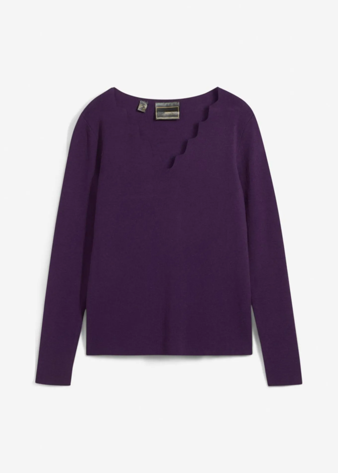 Jersey de punto fino de una suave mezcla de viscosa