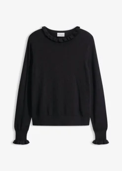 Jersey de punto fino en mezcla de viscosa