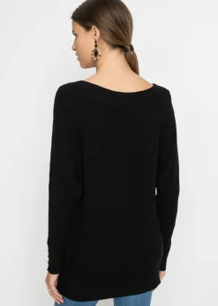 Jersey de punto fino en mezcla de viscosa