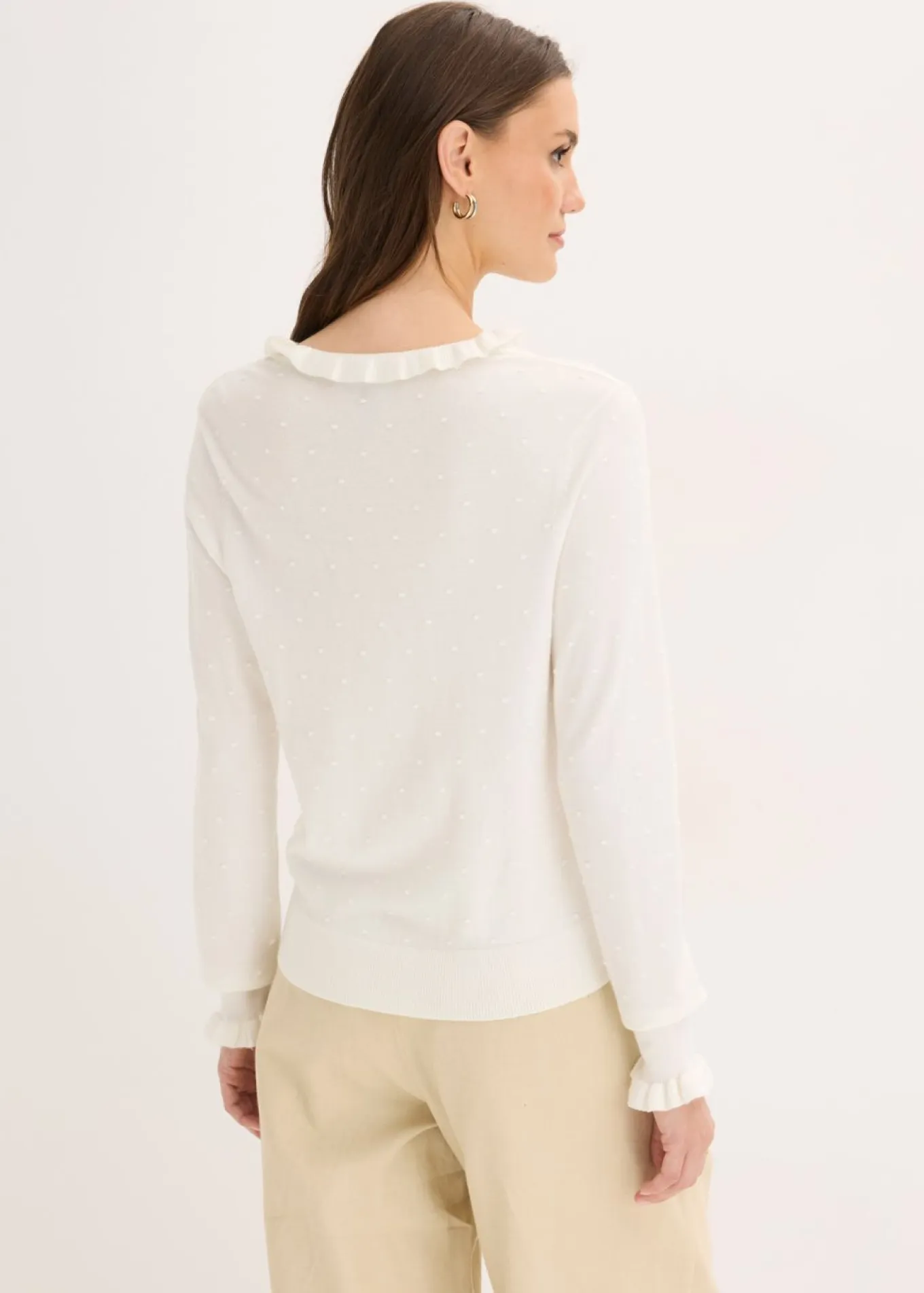 Jersey de punto fino en mezcla de viscosa