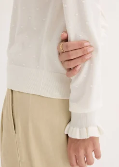 Jersey de punto fino en mezcla de viscosa
