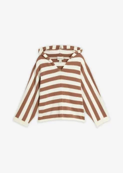 Jersey de punto fino oversize de mezcla de algodón