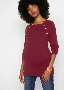 Jersey de punto fino para premamá y lactancia 2 en 1