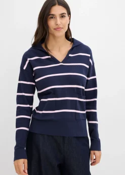 Jersey de punto fino tipo polo