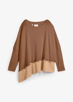 Jersey de punto fino tipo poncho
