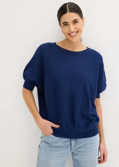 Jersey de punto fino y mezcla de algodón