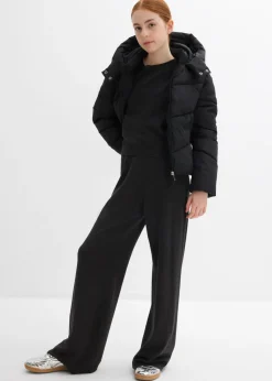 Jersey de punto fino y pantalón de punto de suave mezcla de viscosa (2 piezas)