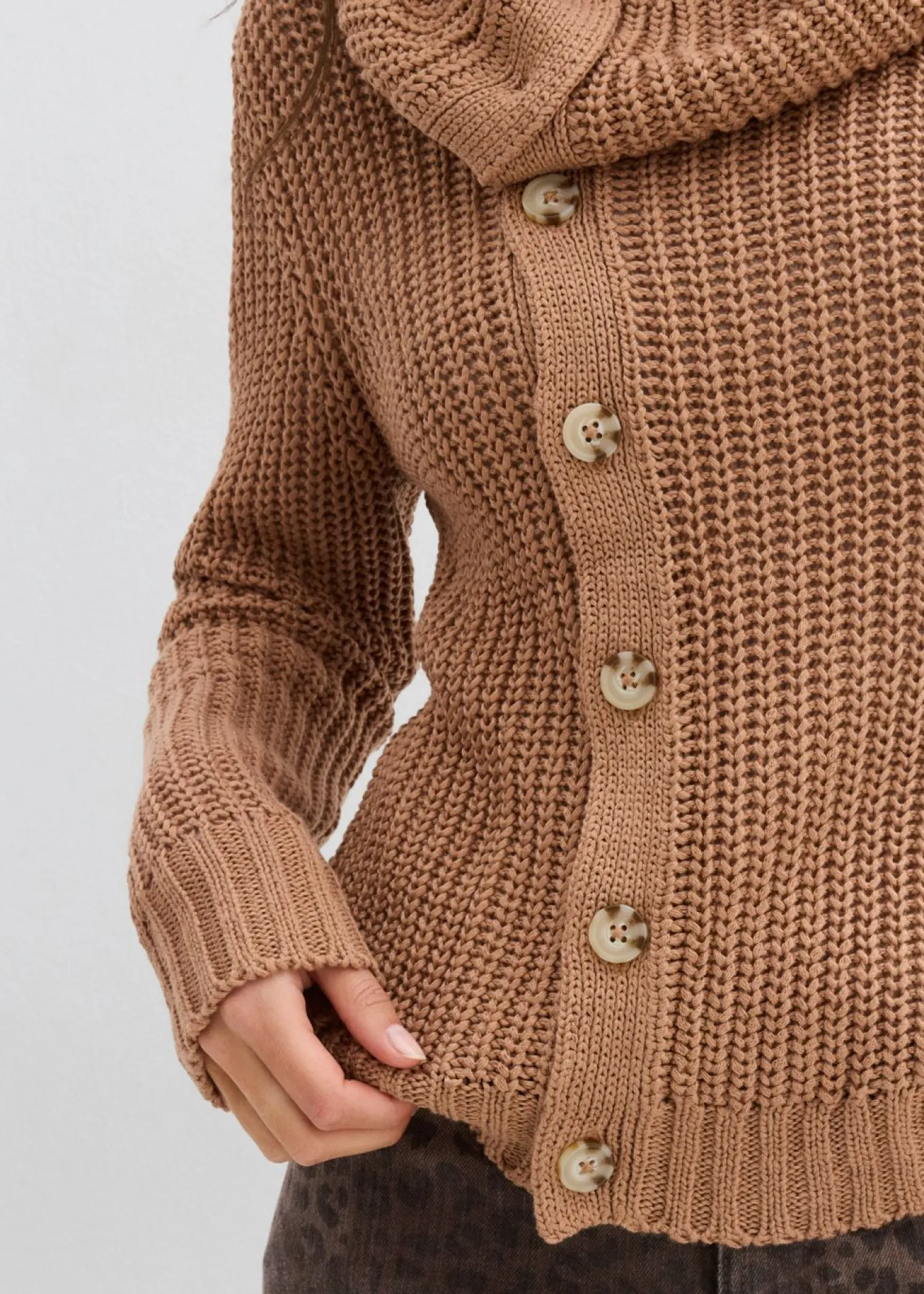 Jersey de punto grueso