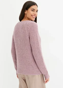 Jersey de punto grueso con hilo brillante