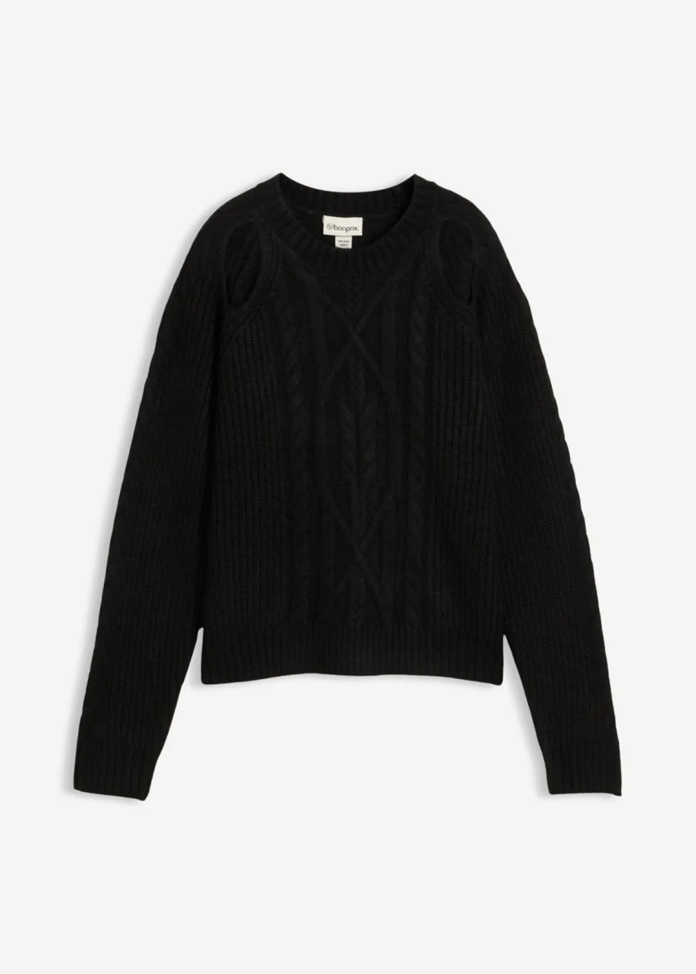 Jersey de punto grueso con patrón trenzado
