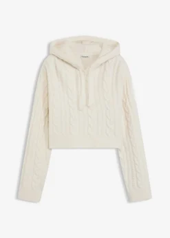 Jersey de punto grueso con capucha