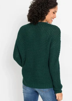Jersey de punto grueso con detalle de cremallera