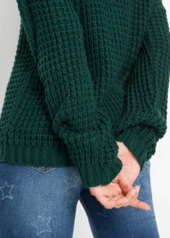 Jersey de punto grueso con detalle de cremallera
