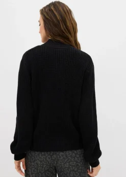 Jersey de punto grueso con aberturas