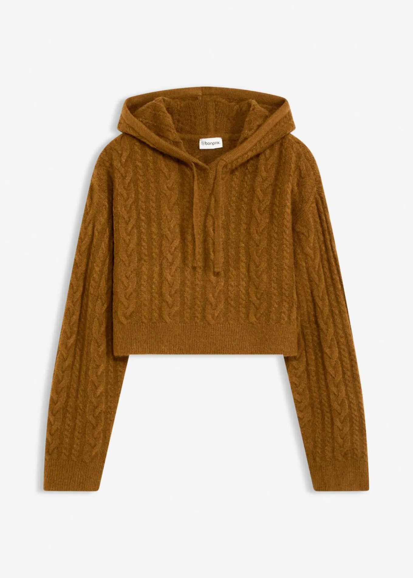 Jersey de punto grueso con capucha