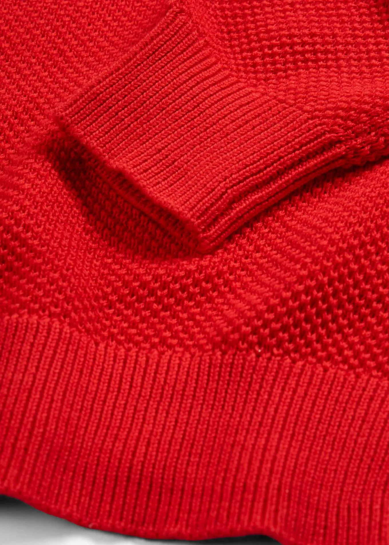 Jersey de punto grueso con botonera