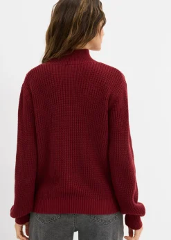 Jersey de punto grueso con aberturas