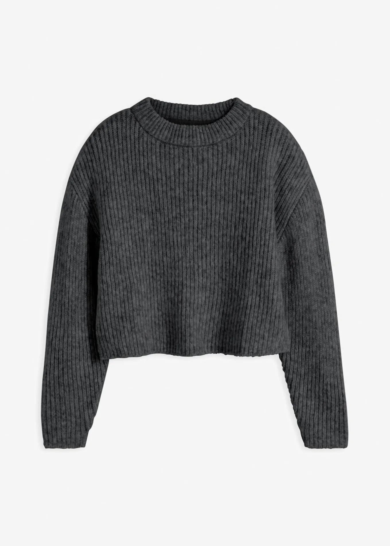 Jersey de punto grueso de mezcla de lana suave