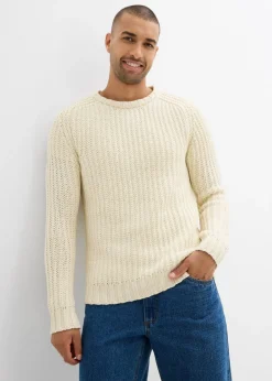 Jersey de punto grueso en suave mezcla de algodón