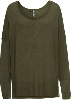 Jersey de punto oversize en mezcla de viscosa