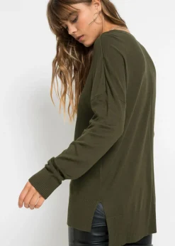 Jersey de punto oversize en mezcla de viscosa