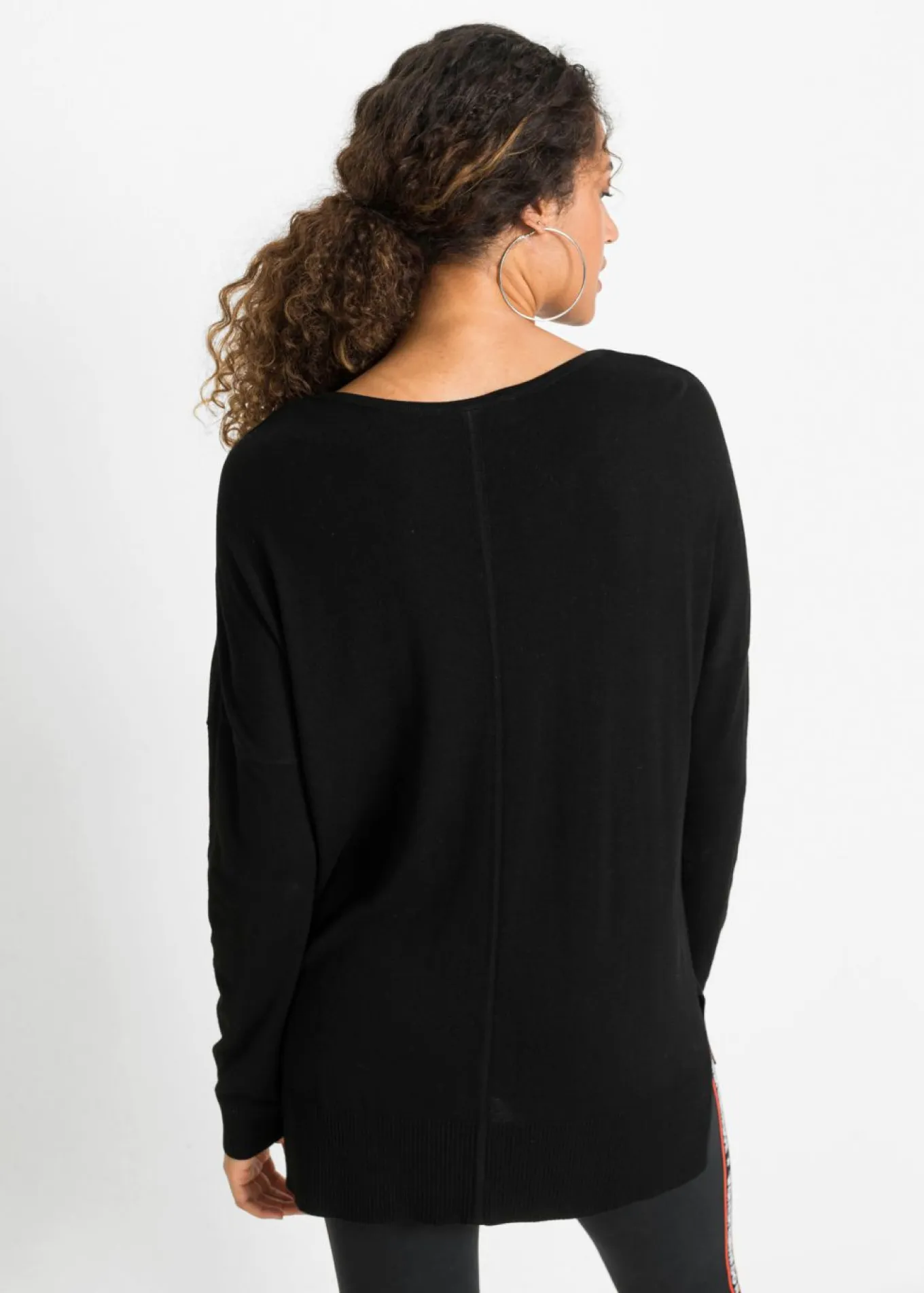 Jersey de punto oversize en mezcla de viscosa